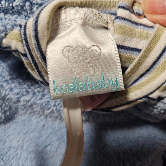 Koala Baby 2-Piece Sherpa Romper Set – Blue Bear Outfit – Newborn - Picture 3 of 3